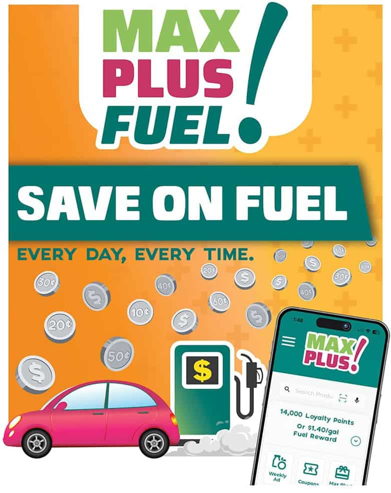 MaxPlus! Fuel Rewards save on fuel ad